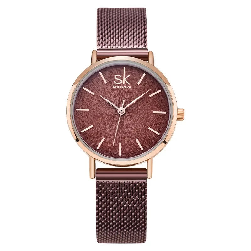 Relógio Feminino Pequeno Premium Sk Slim