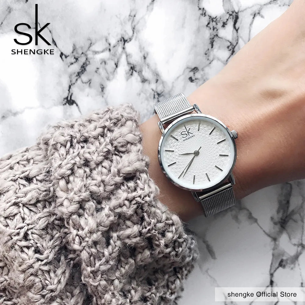 Relógio Feminino Pequeno Premium Sk Slim